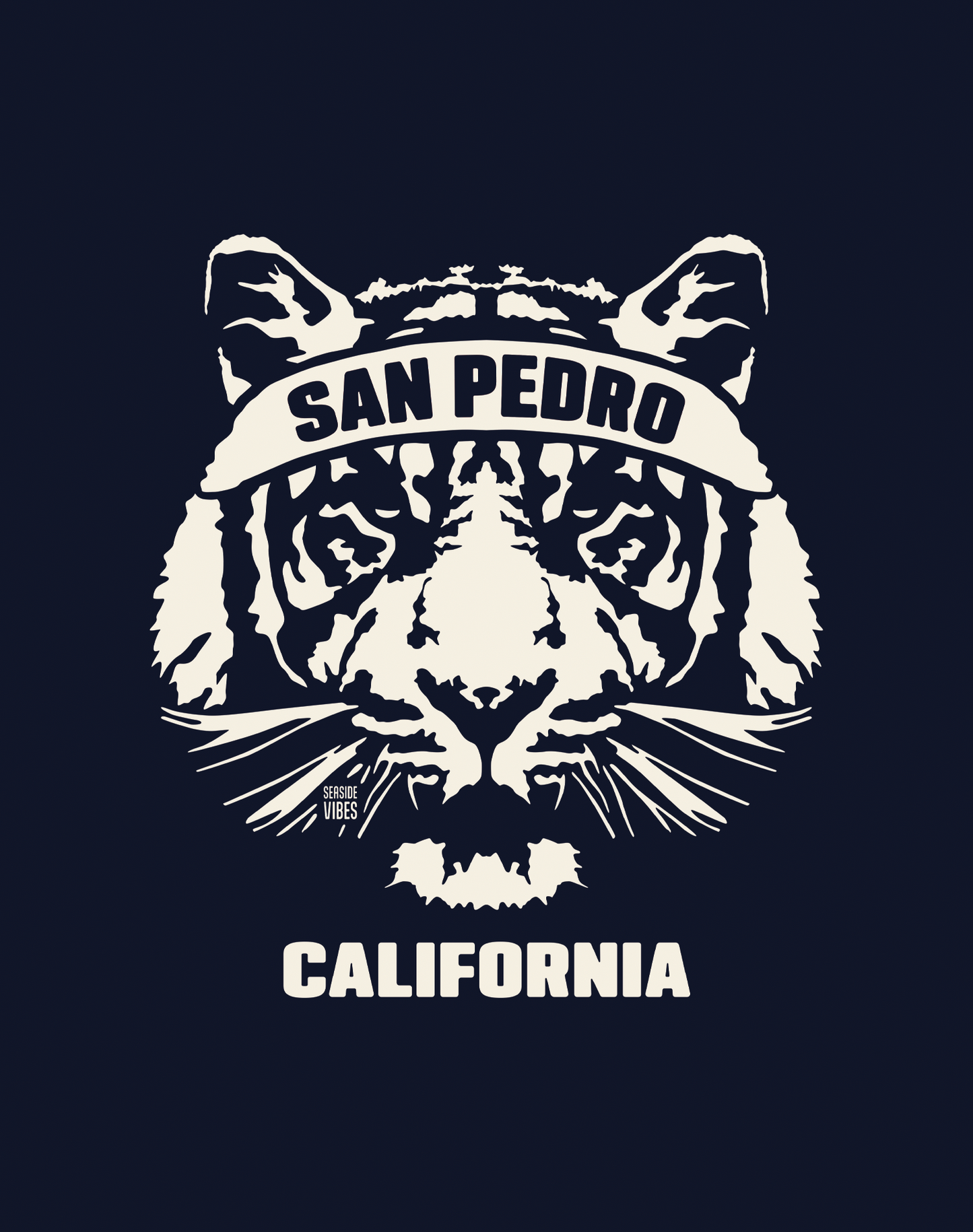 Youth: San Pedro Ambush Tiger Tee | Navy