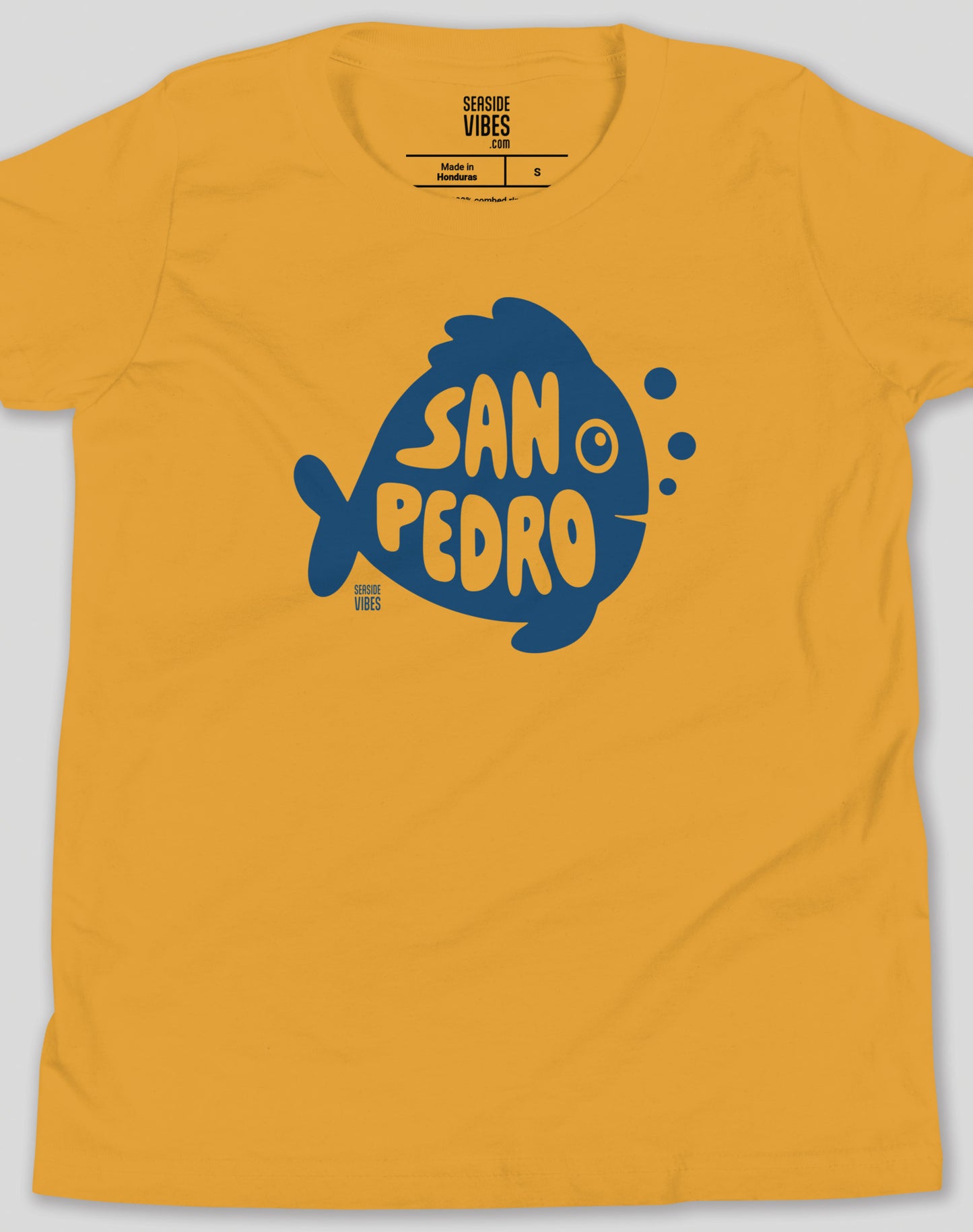Youth: San Pedro Flounder Tee | Mustard