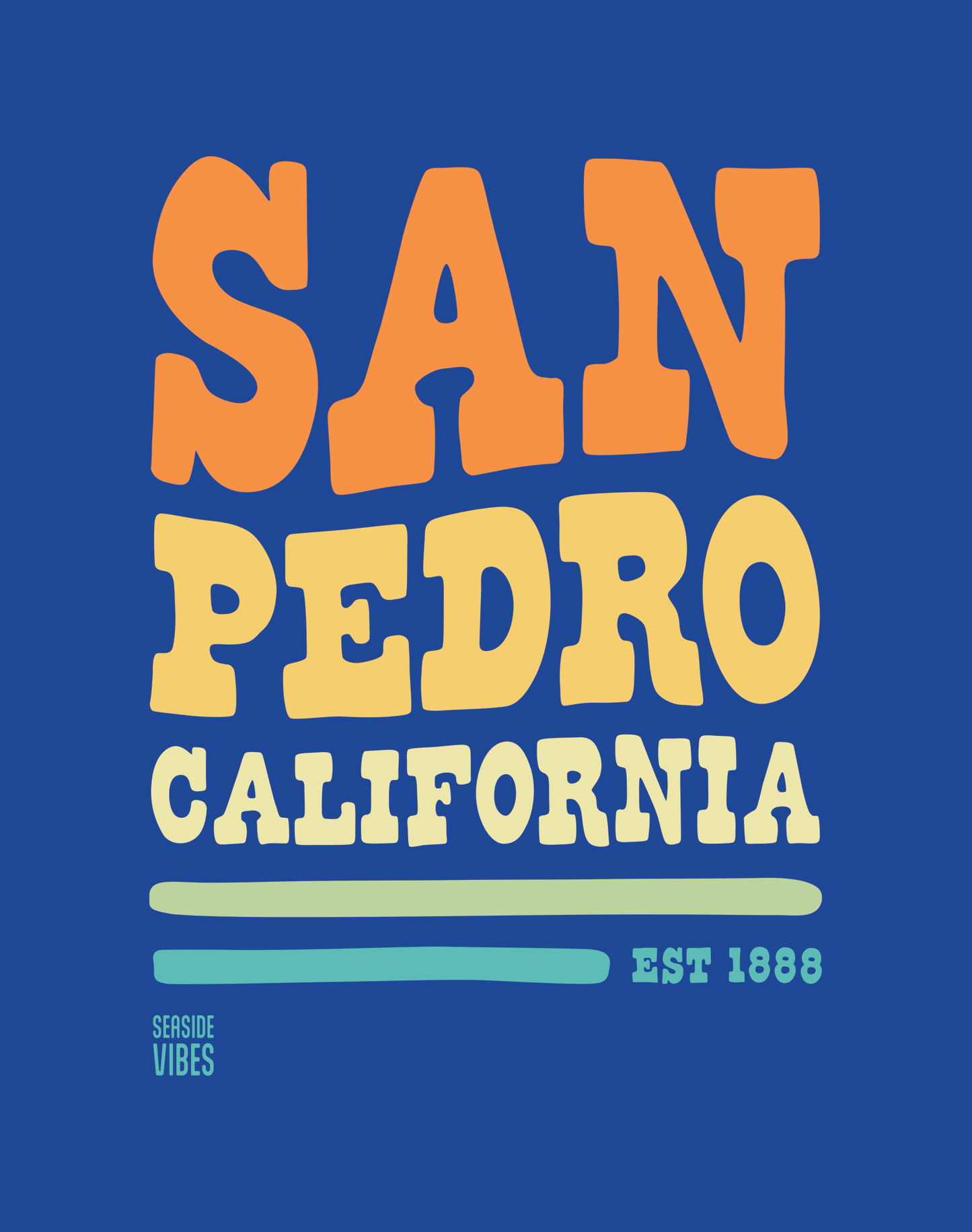 Youth: San Pedro Vibes Tee | True Royal