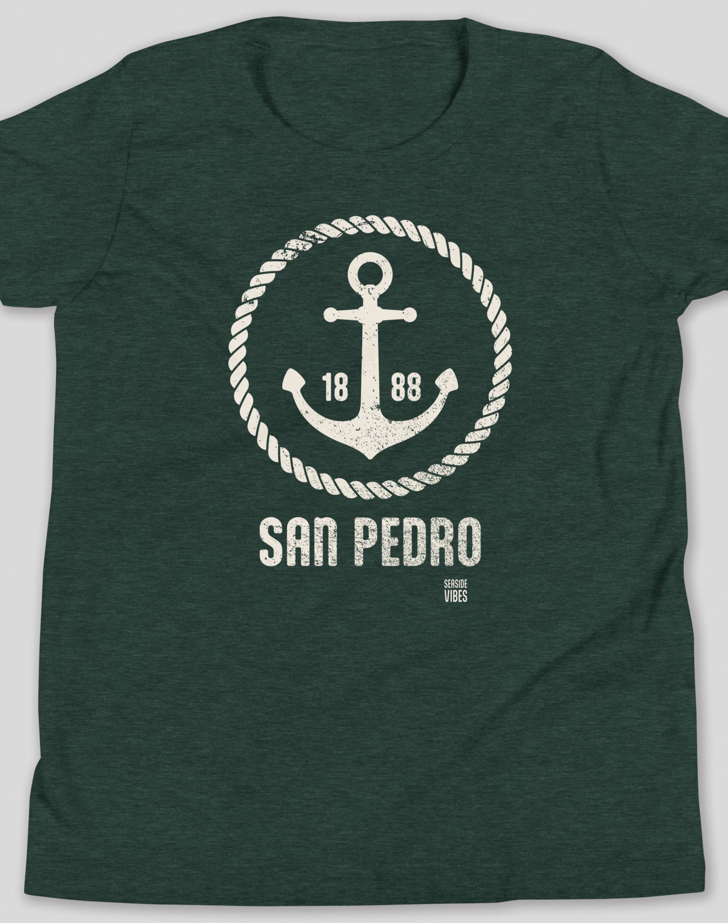 Youth: San Pedro Roots Tee | Heather Forest