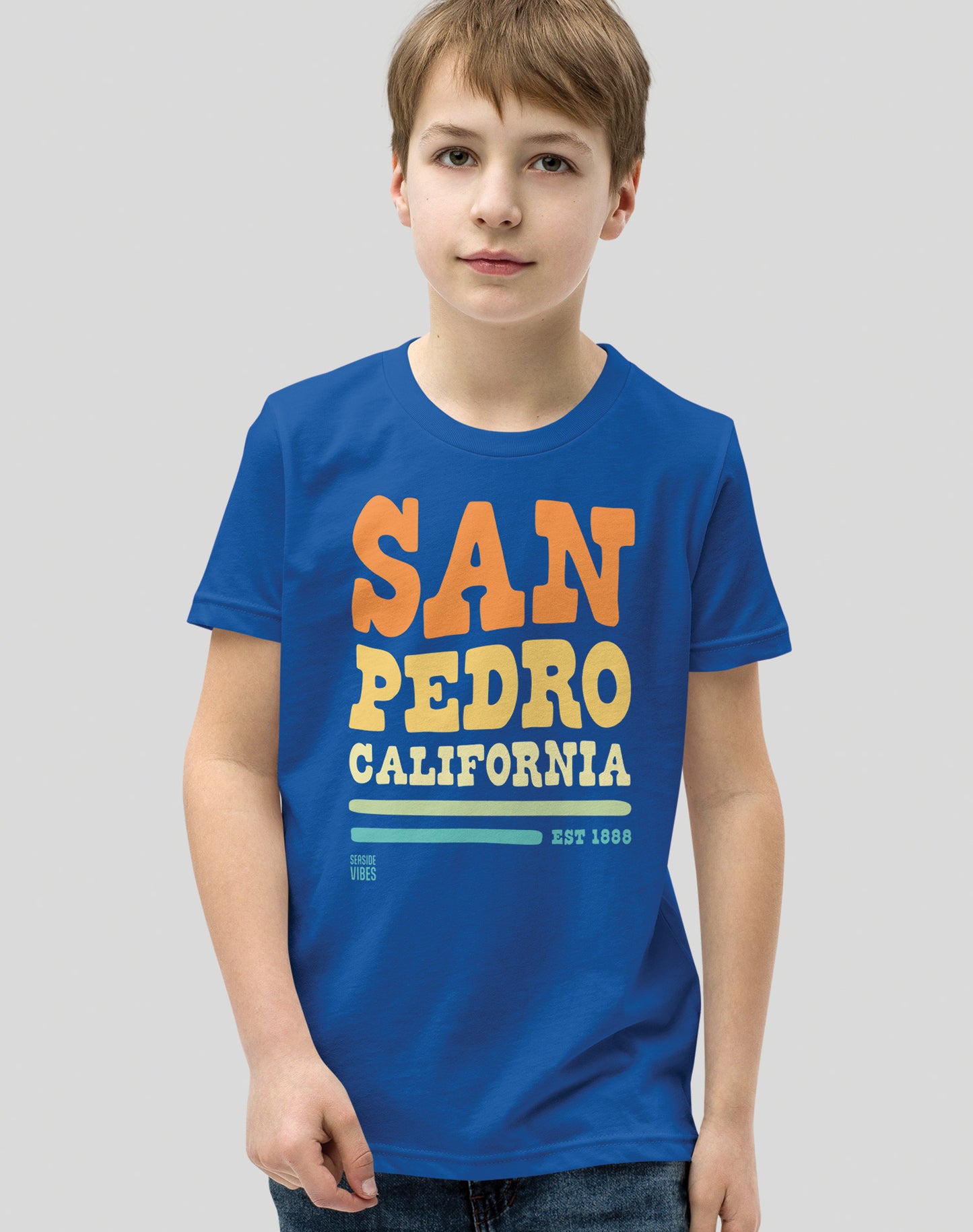 Youth: San Pedro Vibes Tee | True Royal