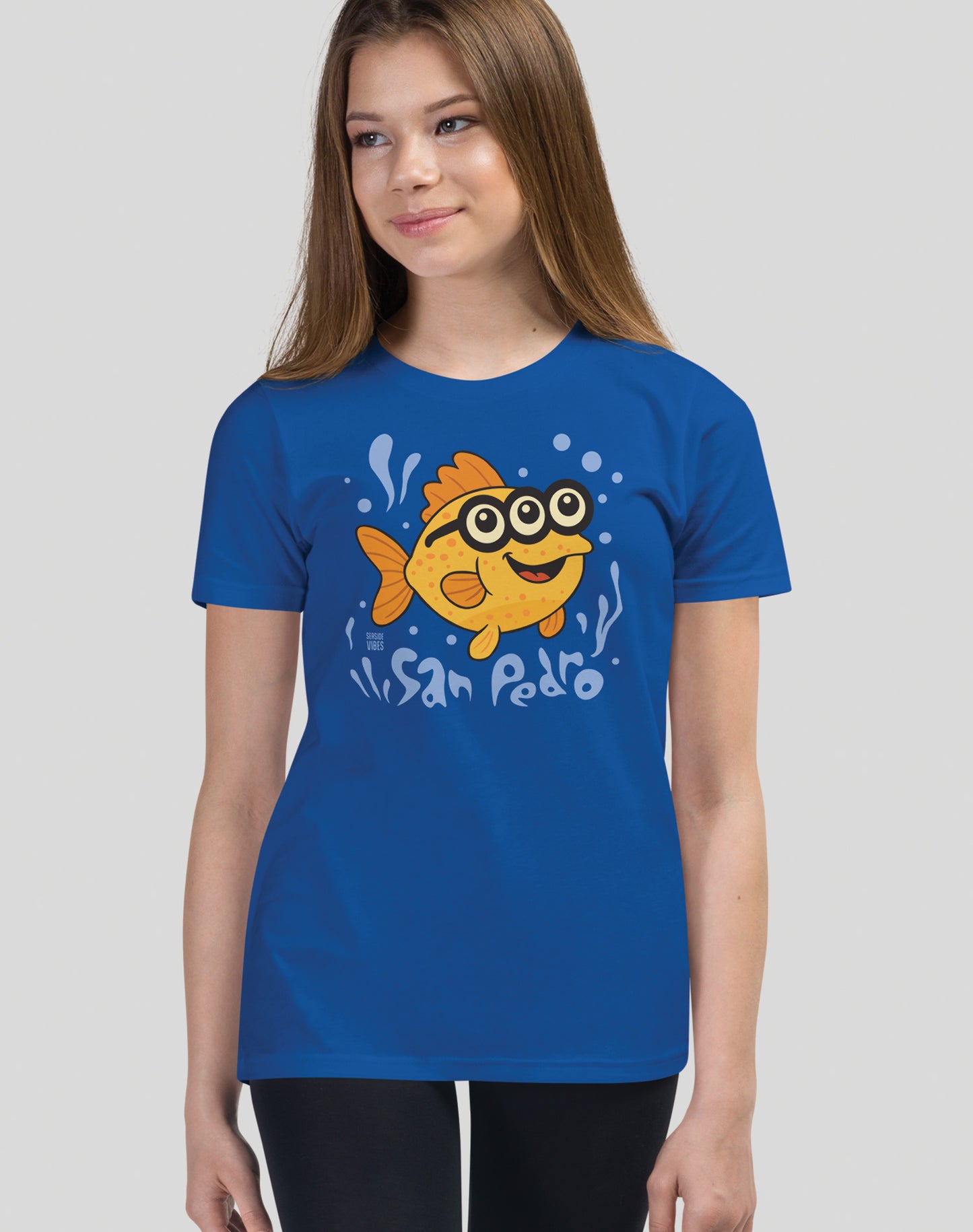 Youth: San Pedro 3-Eyed Fish Tee | True Royal