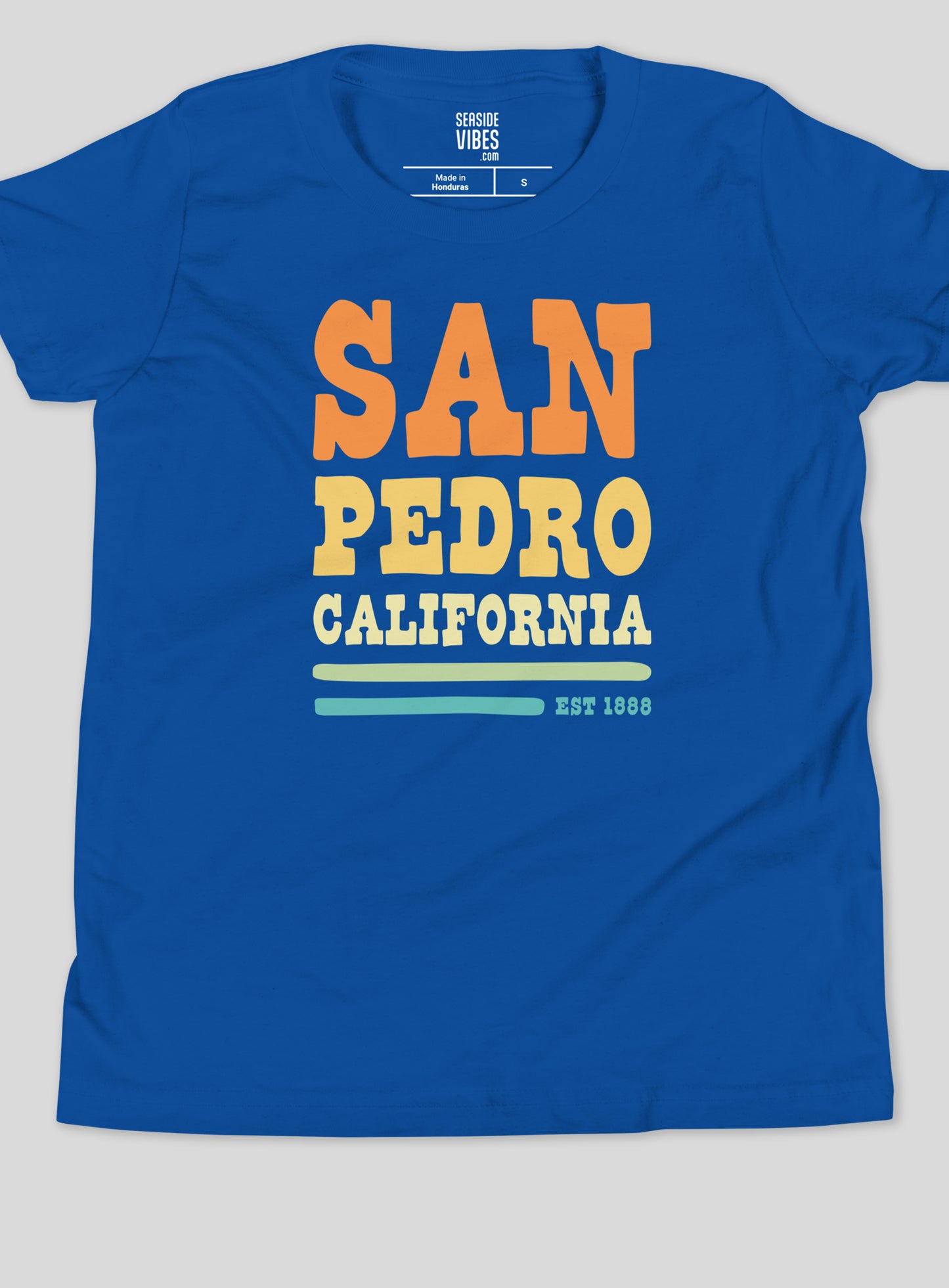Youth: San Pedro Vibes Tee -True Royal