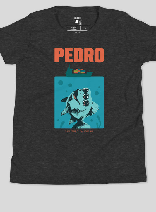 Youth: We're Gonna Need a Bigger Boat Tee - Dark Grey Heather