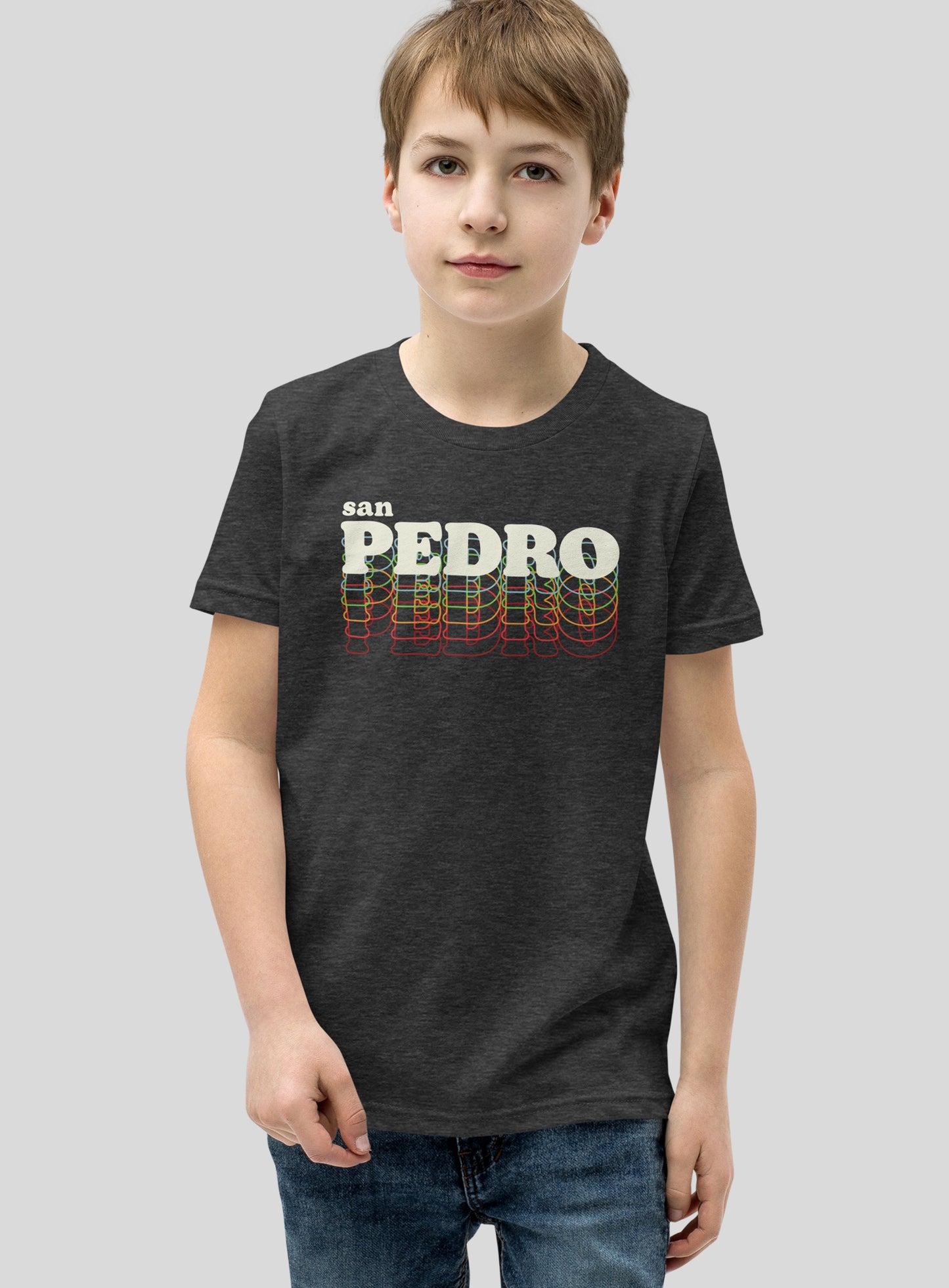 Youth: San Pedro Remix Tee - Dark Grey Heather