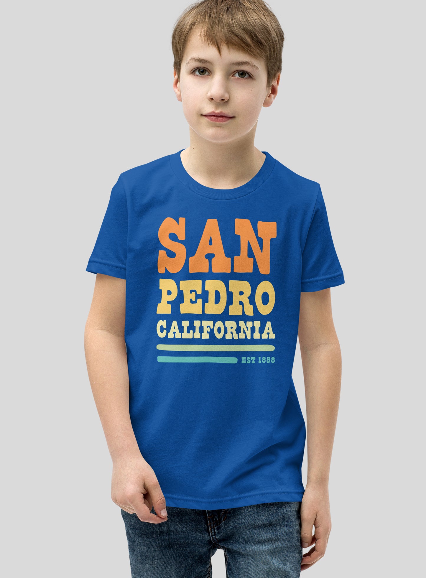 Youth: San Pedro Vibes Tee -True Royal