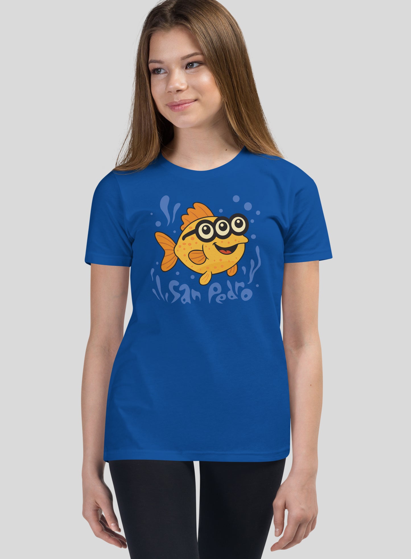 Youth: San Pedro 3-Eyed Fish Tee - True Royal