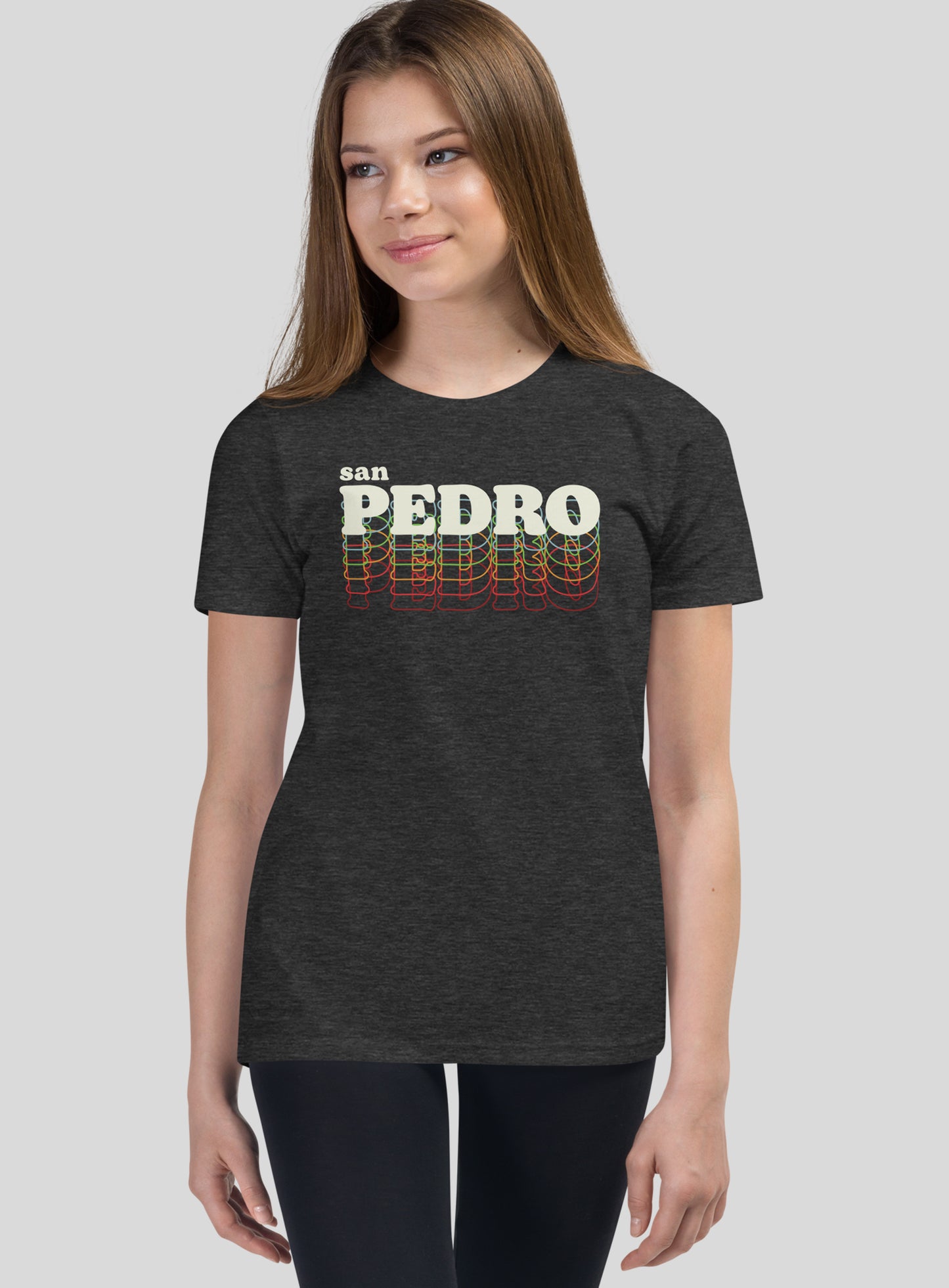 Youth: San Pedro Remix Tee - Dark Grey Heather