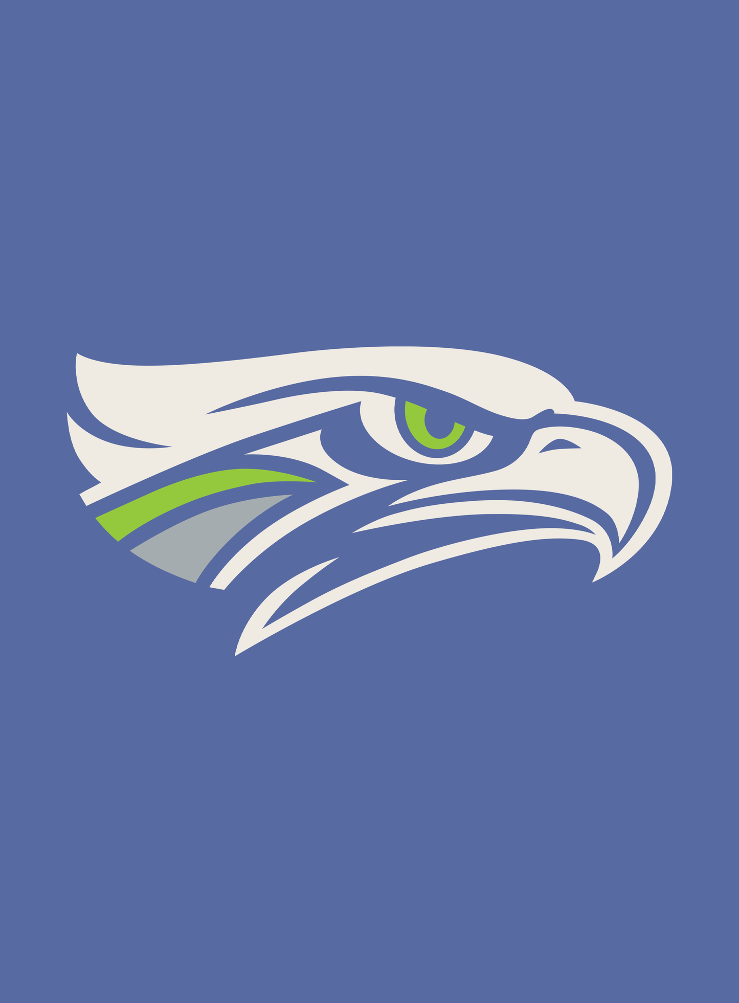 Unisex: Seahawks Logo Concept Tee - Heather True Royal
