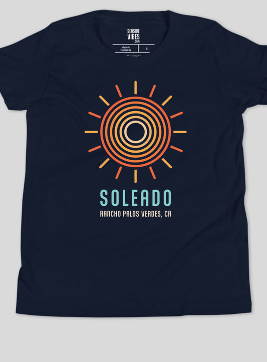 Youth: Soleado Swirl Tee - Navy