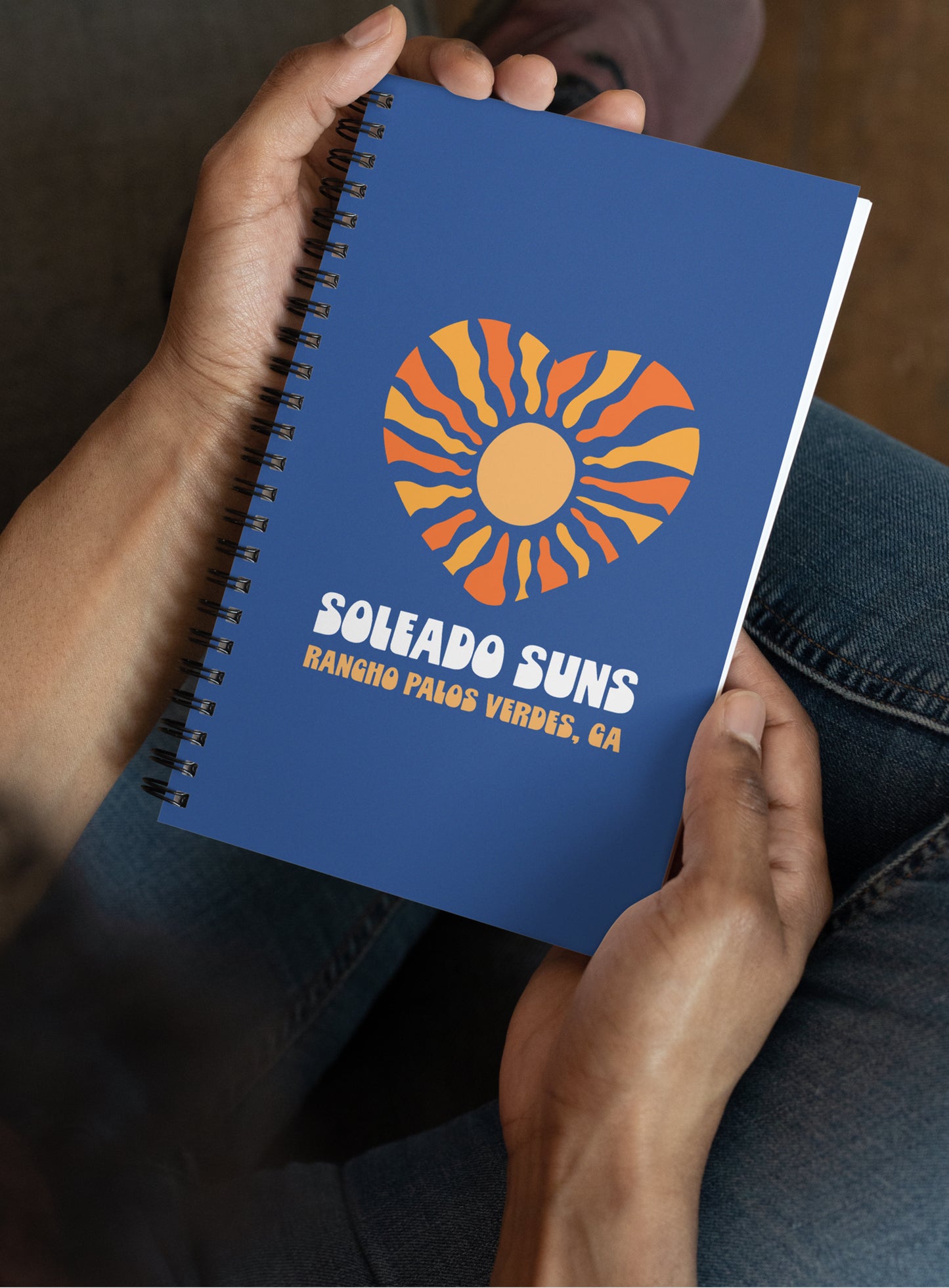 Soleado Love Spiral Notebook - 140 Dotted Pages