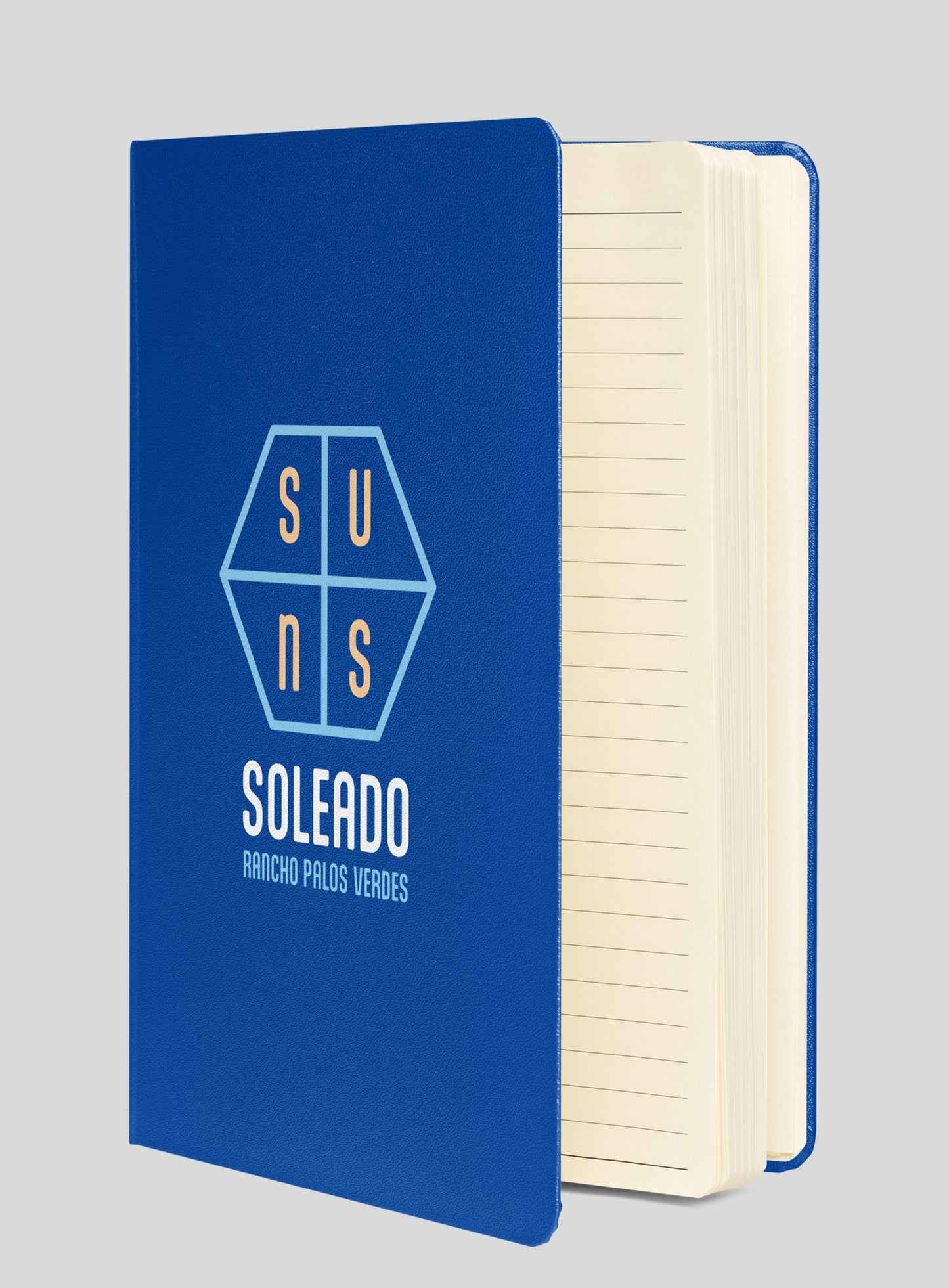 Soleado Hexagon Hardcover Bound Notebook - 80 Lined Pages
