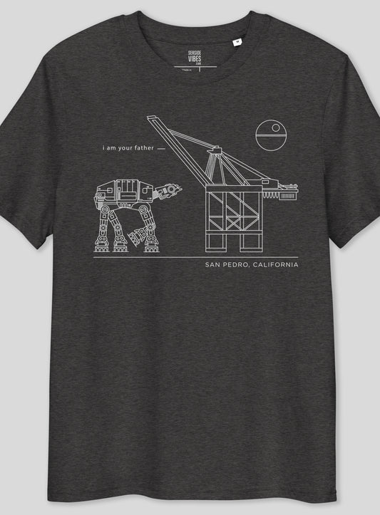 Premium Unisex: San Pedro I Am Your Father Tee - Dark Heather Grey