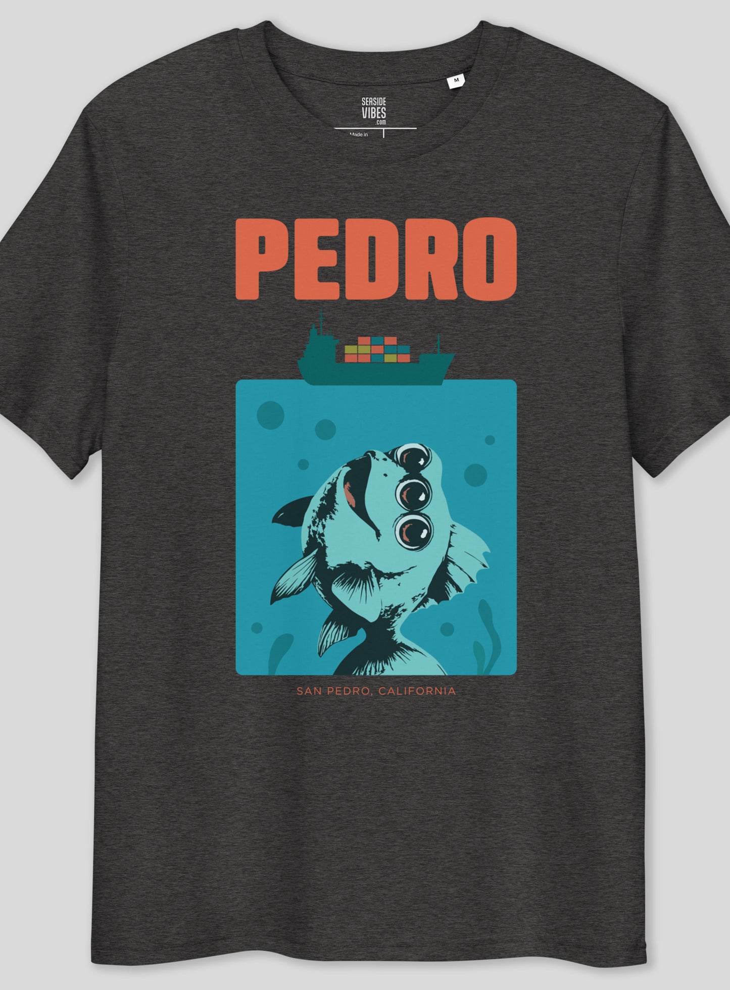 Premium Unisex: We're Gonna Need a Bigger Boat Tee - Dark Heather Grey