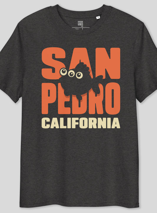 Premium Unisex: All Eyes on Pedro Tee - Dark Heather Grey