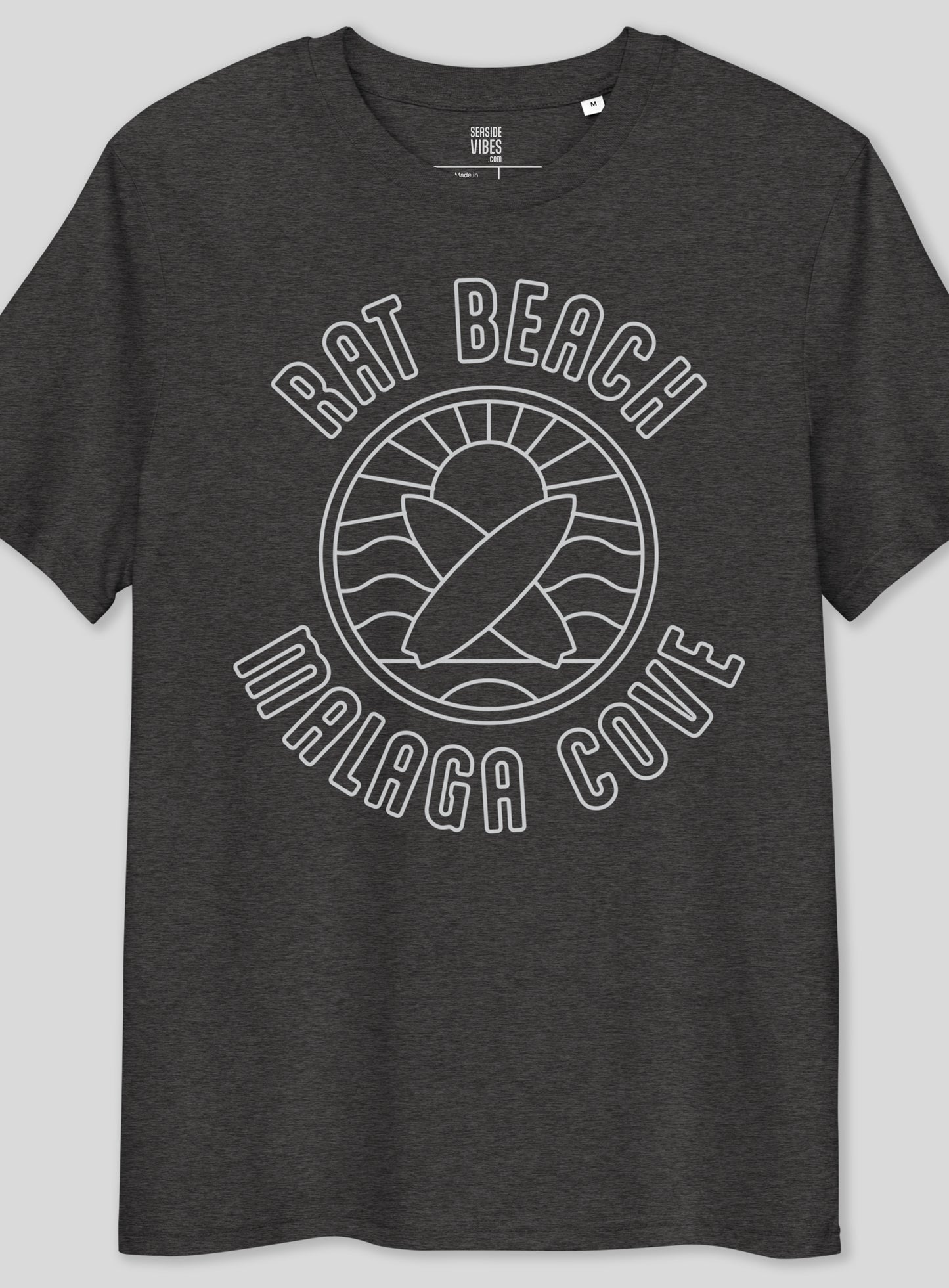 Premium Unisex: Rat Beach Tee - Dark Heather Grey