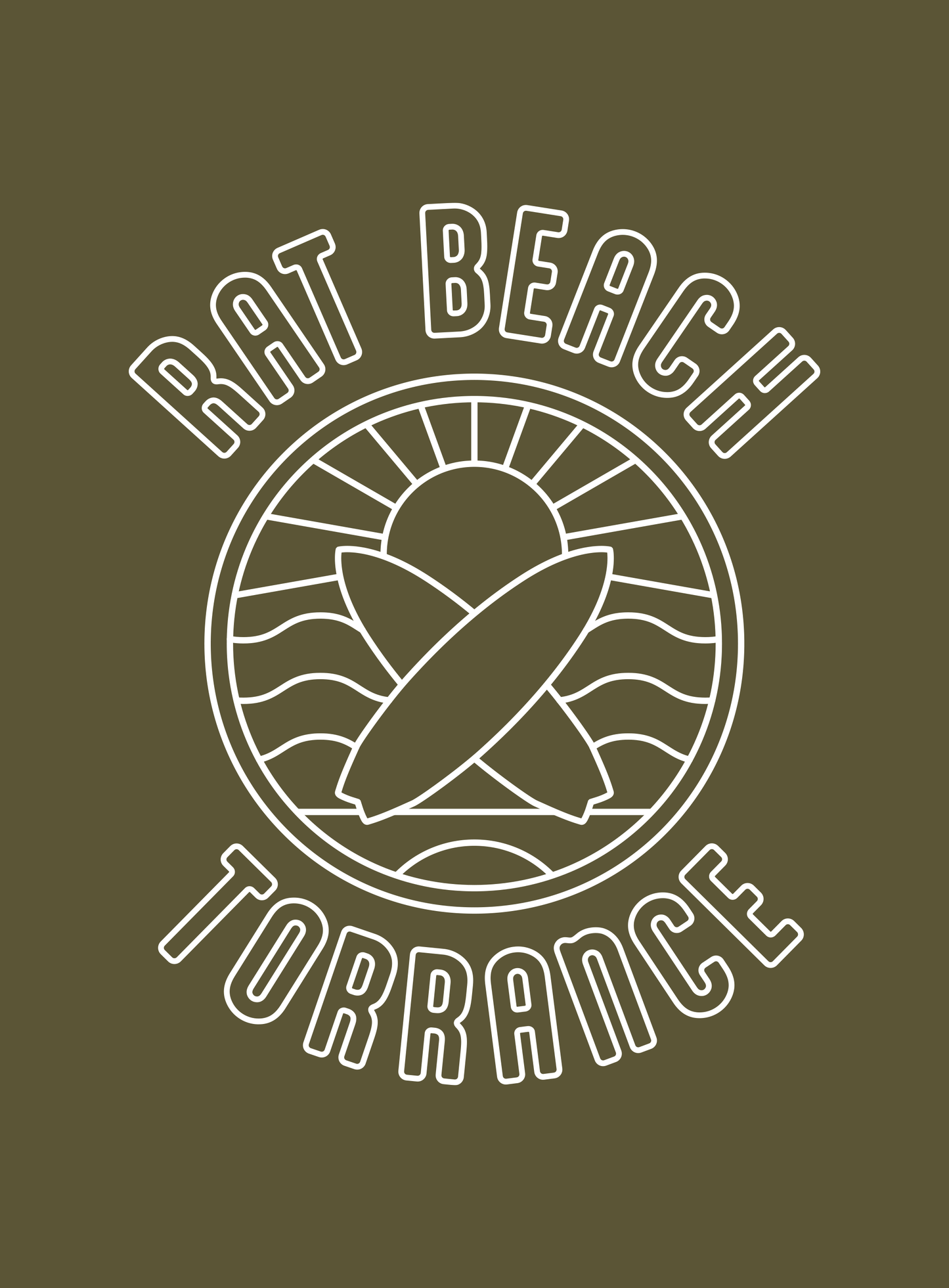 Unisex: Rat Beach Torrance Tee -  Heather Olive
