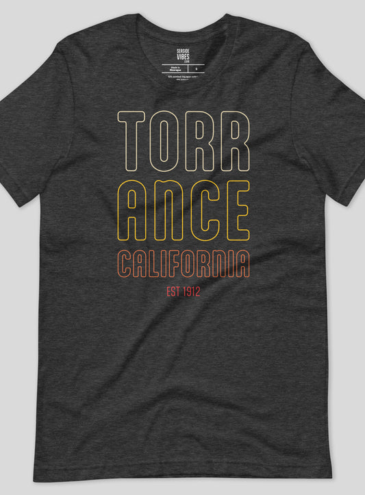 Unisex: Torrance Vibes Tee - Dark Grey Heather
