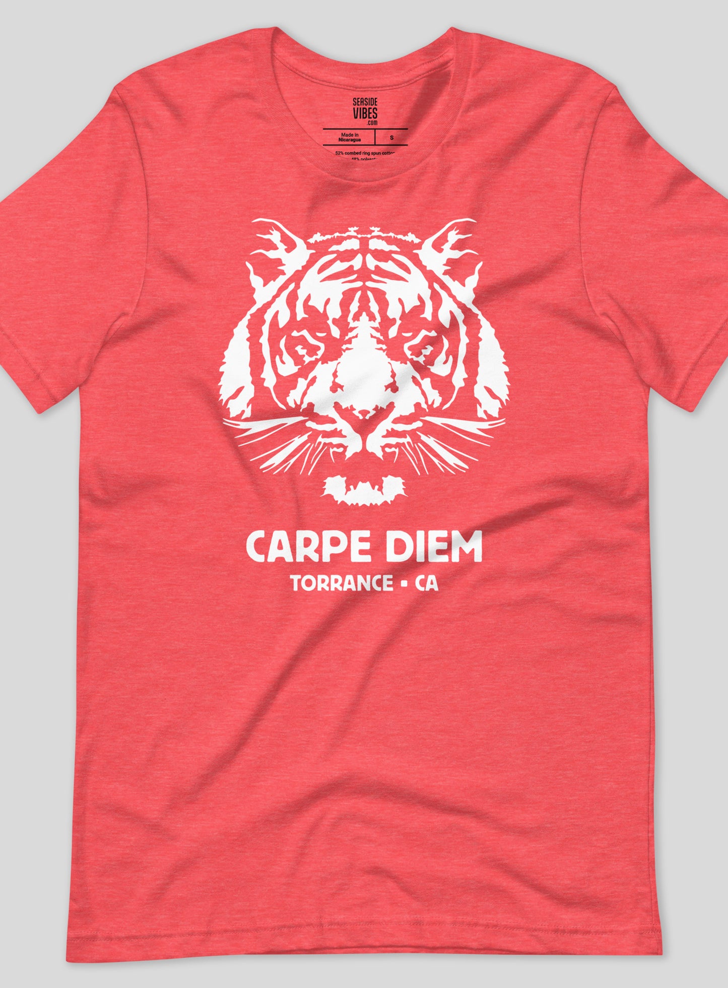Unisex: Torrance Carpe Diem Tee -  Heather Red