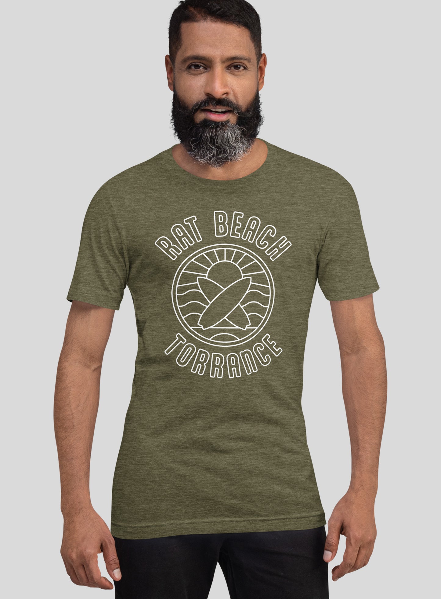 Unisex: Rat Beach Torrance Tee -  Heather Olive