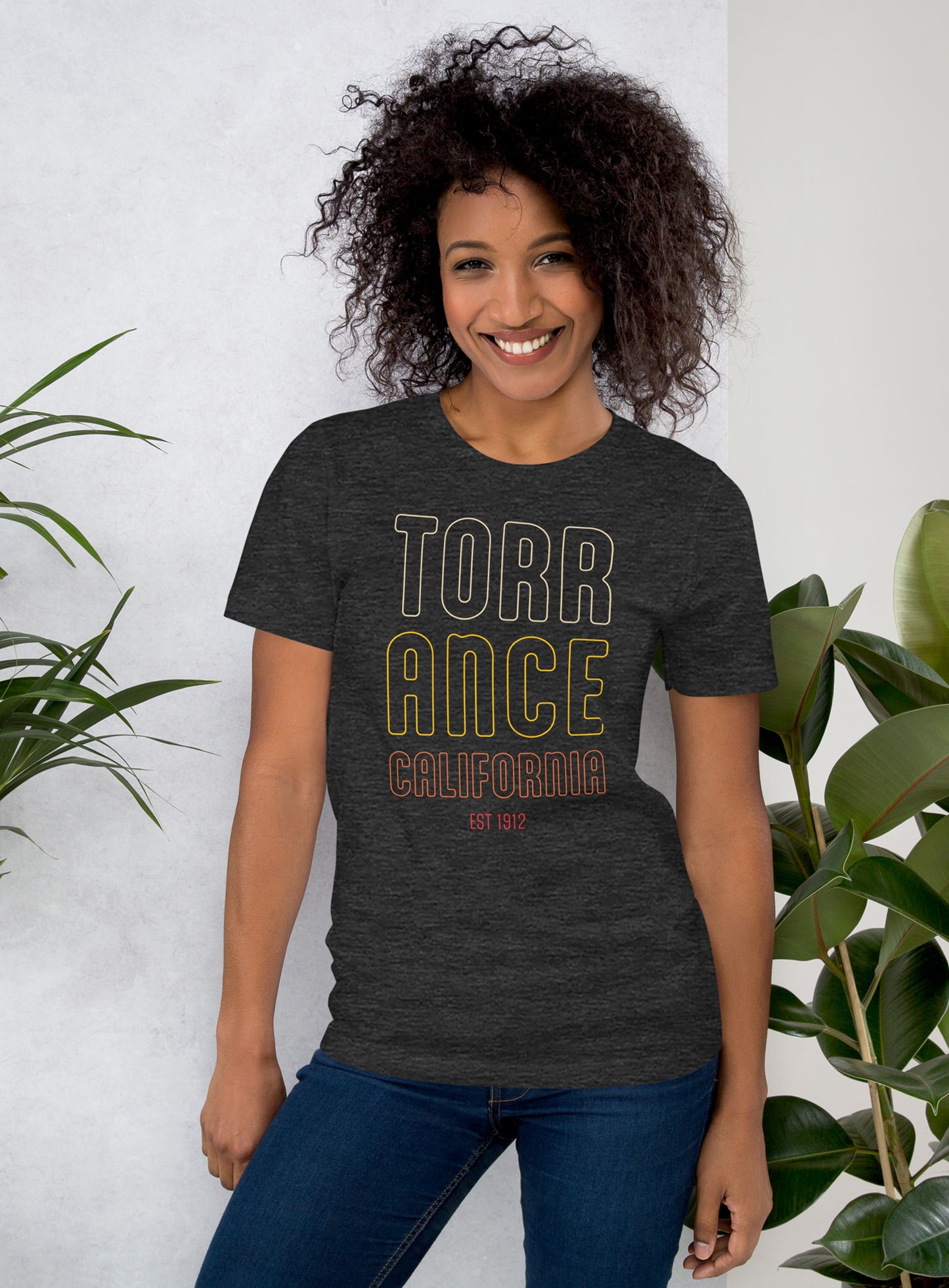 Unisex: Torrance Vibes Tee - Dark Grey Heather