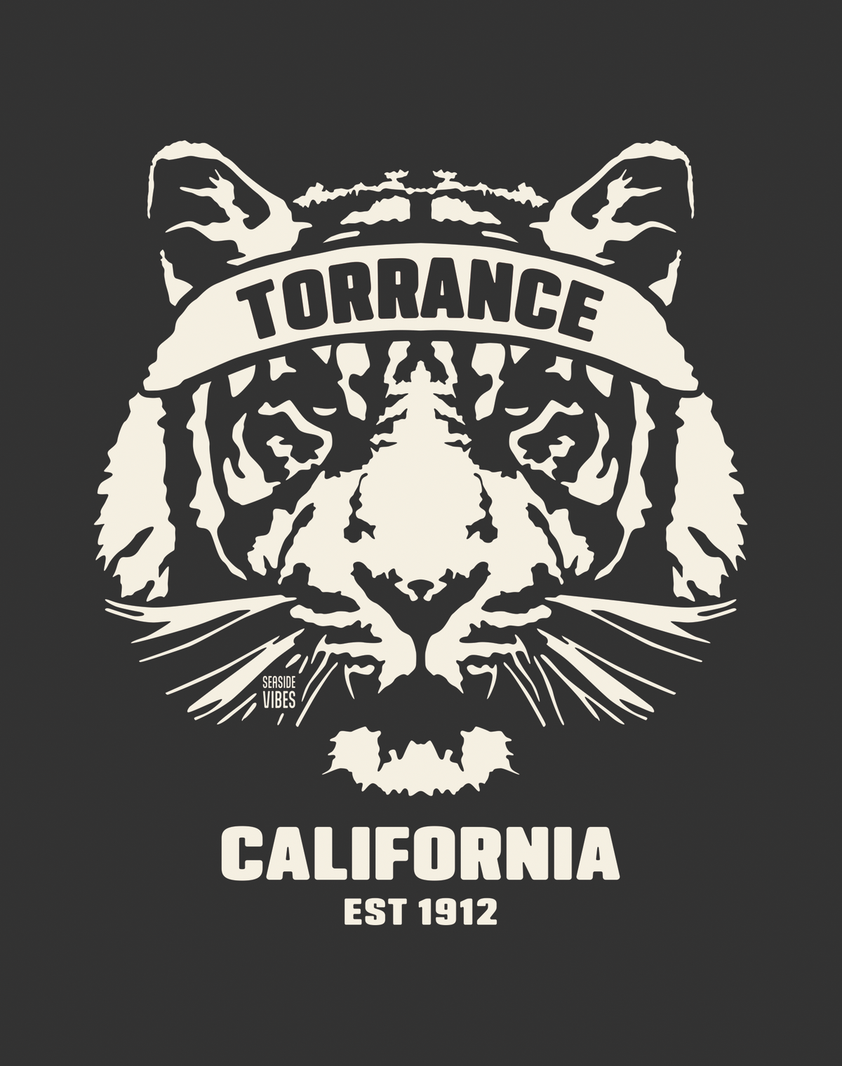 Youth: Torrance Tiger Ambush Tee | Dark Grey Heather