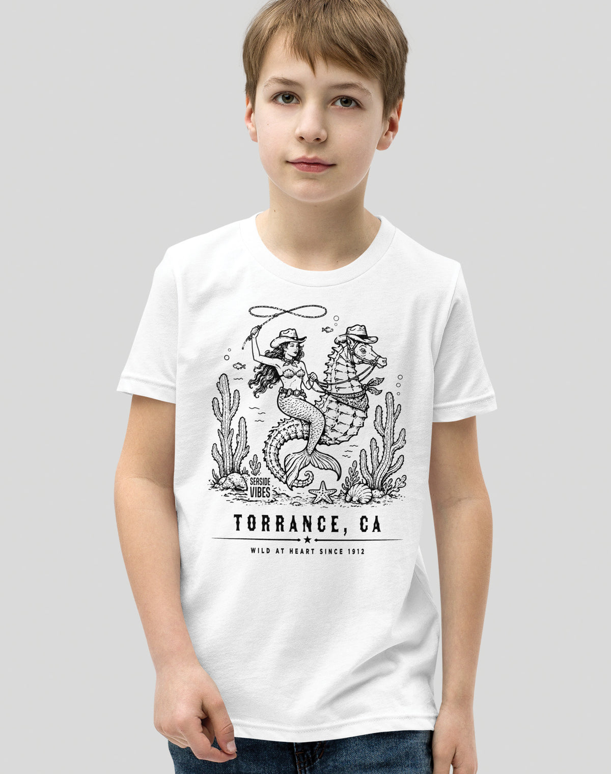 Youth: Torrance Wild at Heart Since 1912 Tee | White