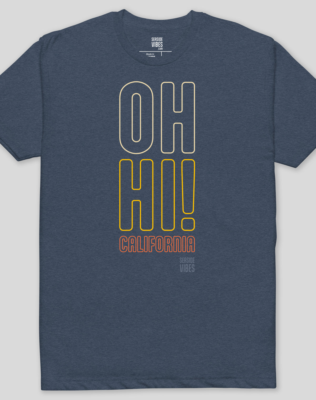 OH HI! California Tee - Cotton Blend | Midnight Navy