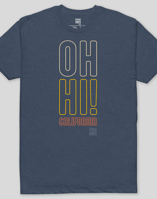 OH HI! California Tee - Cotton Blend | Midnight Navy