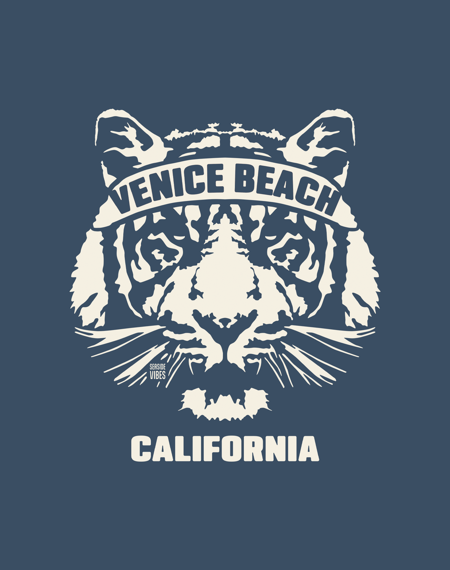 Unisex: Venice Beach Ambush Tee - 100% Cotton | Midnight