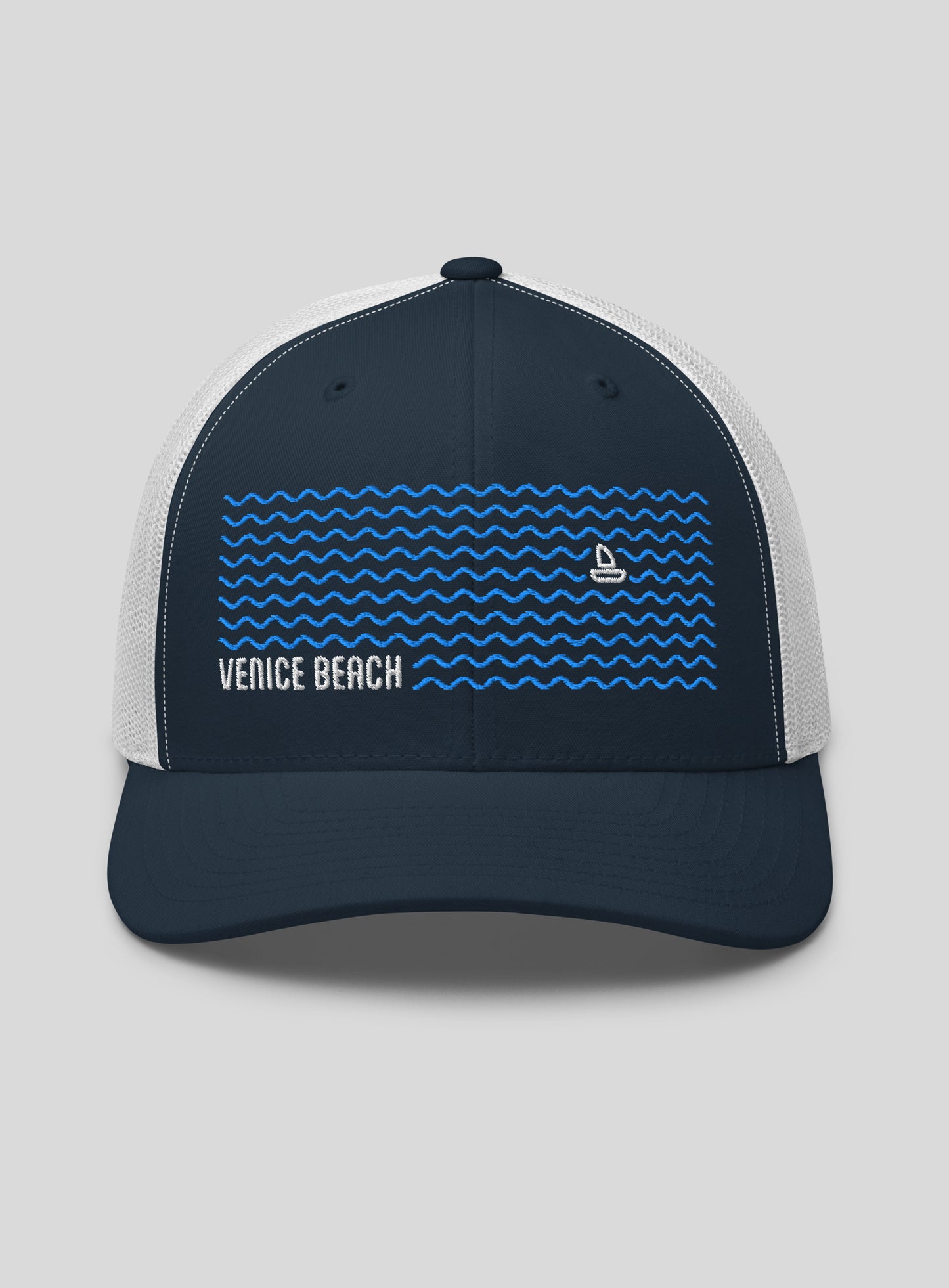 Venice Dreamin' Trucker Hat - Navy/White
