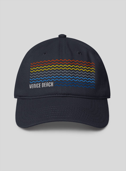 Venice Beach Sunset Low Profile Hat - Dark Navy