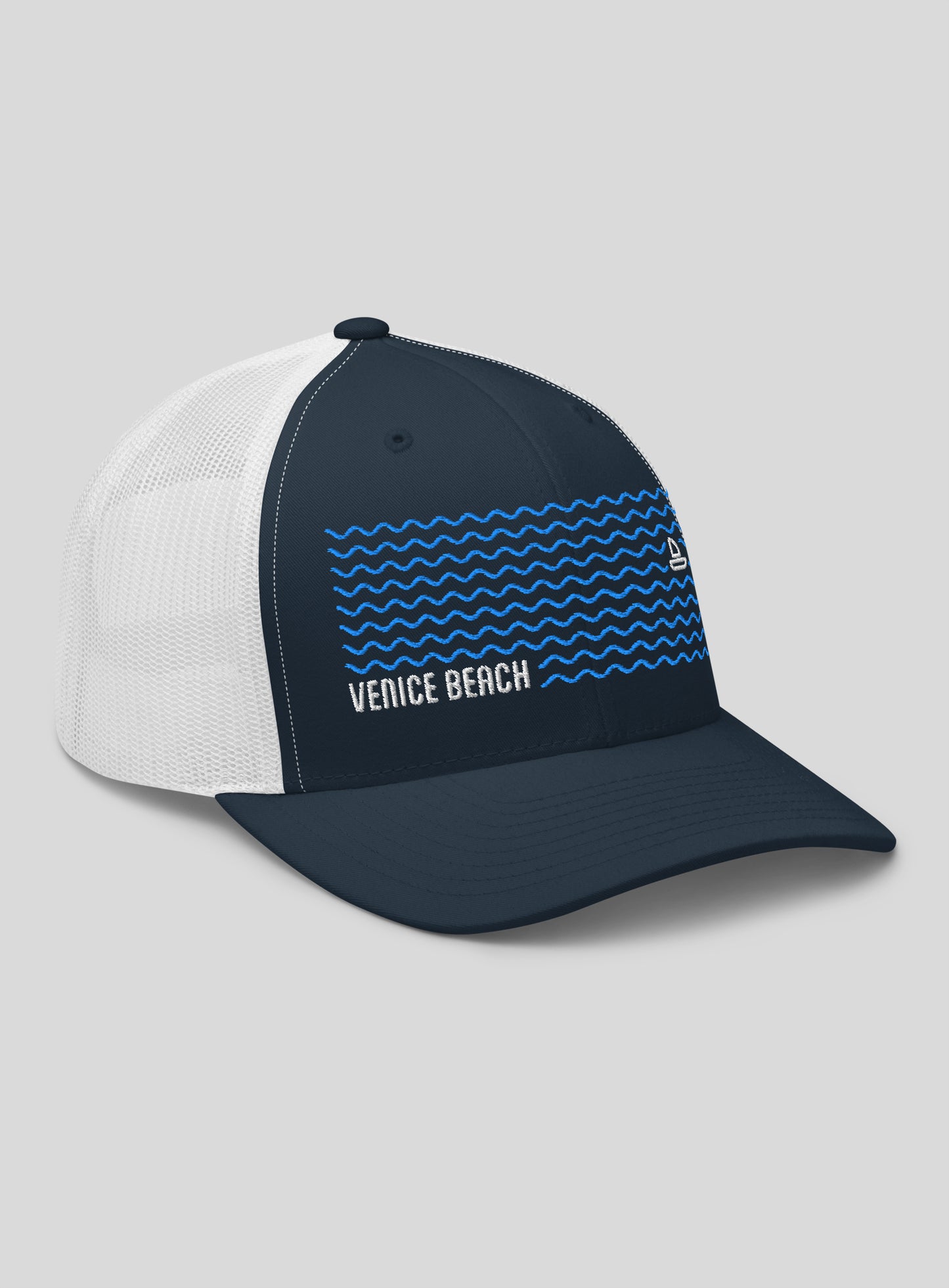 Venice Dreamin' Trucker Hat - Navy/White