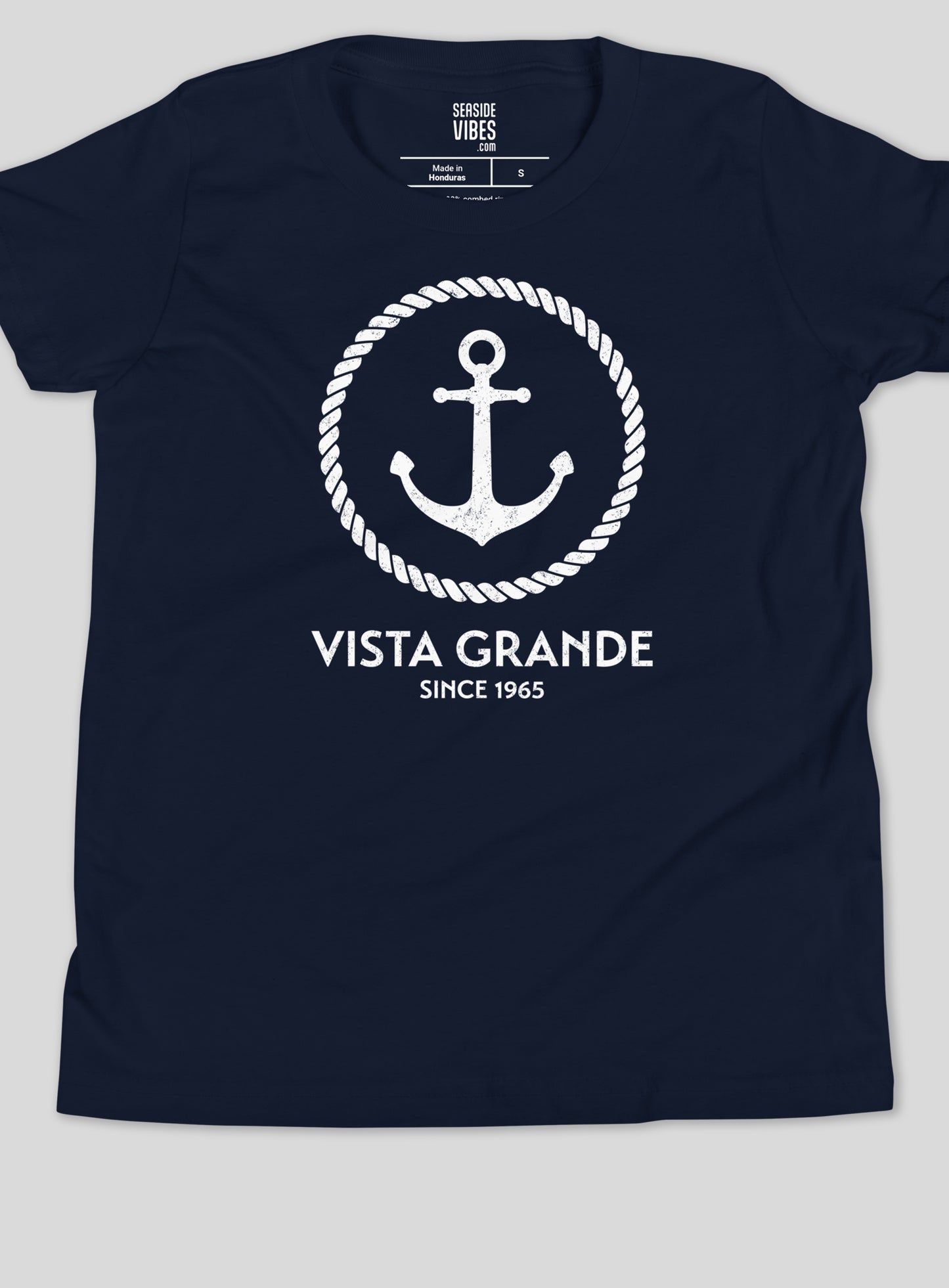 Youth: VG Anchor Tee - Navy
