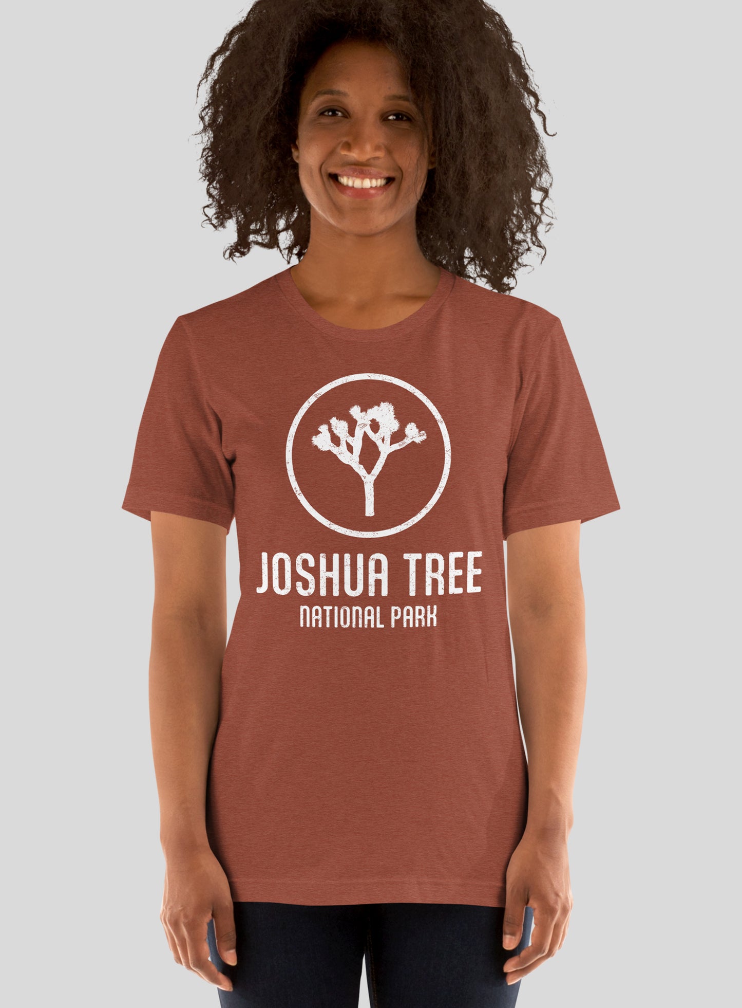 Unisex: Joshua Tree National Park Tee - Heather Clay